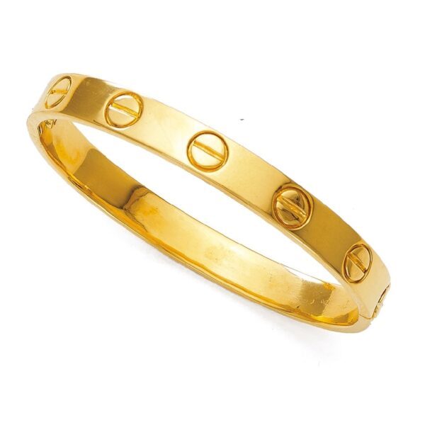 Love Gold Bangle